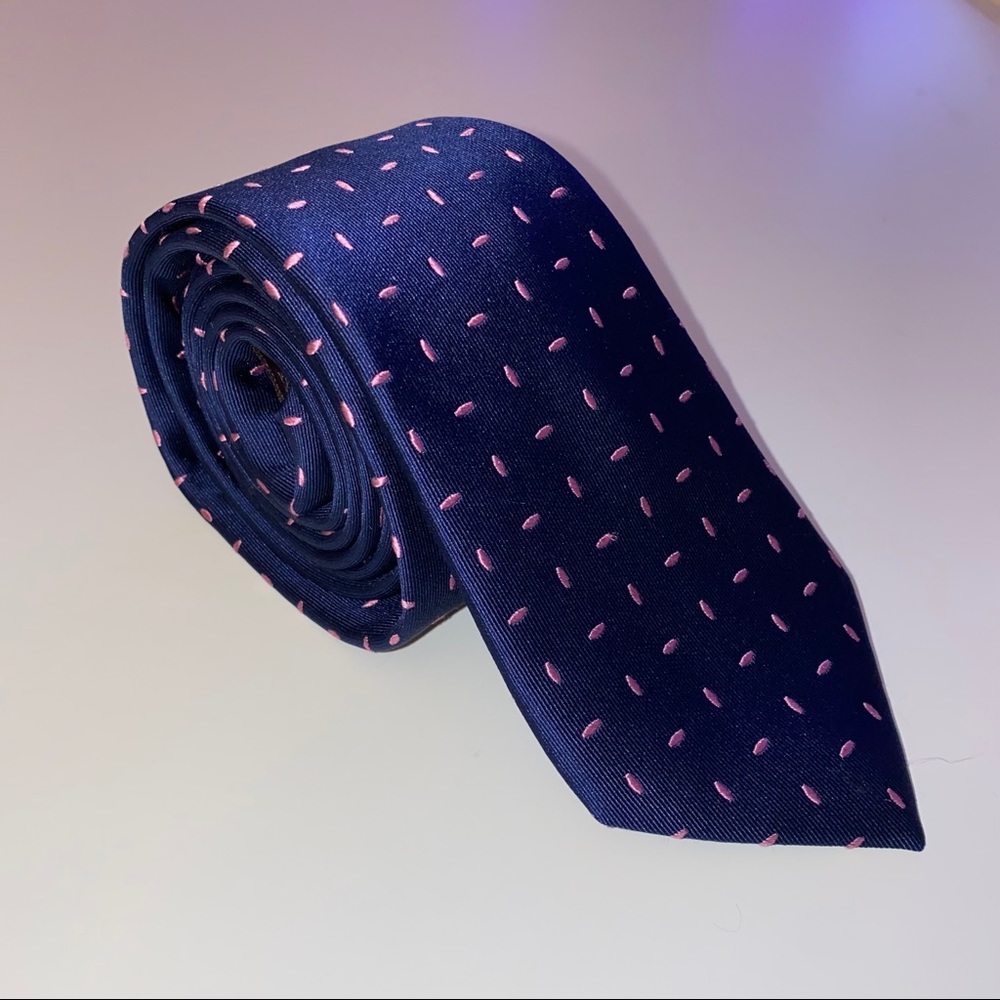 T.M. Lewin Tie - All Silk - Handmade